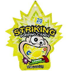 Yuhin Striking Popping Candy Super Sour Flavour 30g