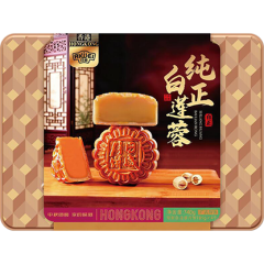 日威 纯正白莲蓉月饼 720克