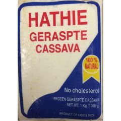 Hathie Frozen Grated Cassava 1kg