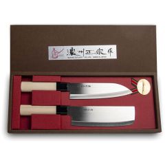 Sekiryu Japanse Messenset Nakiri en Santoku (2-dlg) SR-600