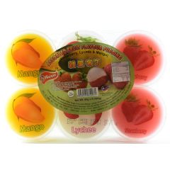 Happy Assorted Fruit Flavour Pudding 6x80g