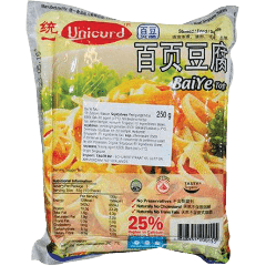 统一百页豆腐皮 250克
