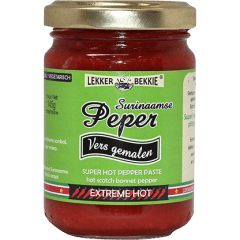 Lekker Bekkie Surinaamse Vers Gemalen Peper Extreme Hot 145g