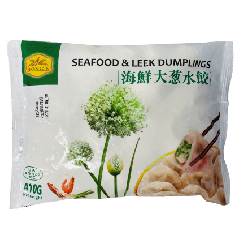 Hong's Gemixte Zeevruchten & Prei Dumplings 410g