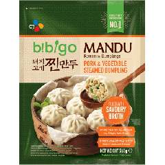 CJ Bibigo Frozen Pork & Vegetables Steamed Dumpling 560g