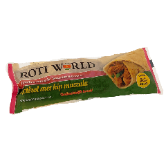 Roti World Bevroren Rotirol met Kip Massala 220g