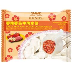 宏记香辣番茄牛肉水饺 410克 