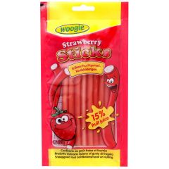 Woogie Strawberry Sticks Sweets 85g