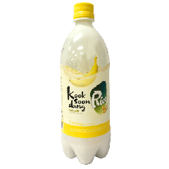 Kook Soon Dang Makgeolli Rice Wine Banana Flavor 4% Alcohol 750ml