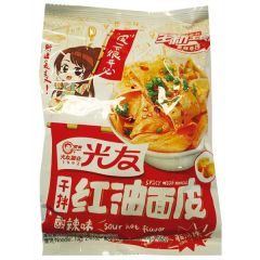 光友 乾拌紅油麵皮 酸辣味 70g