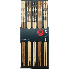 Emro Chopsticks Assortment Black Brown 5 sets