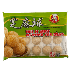 Meng Fu Frozen Sesame Ball With Red Bean Paste 20x20g 