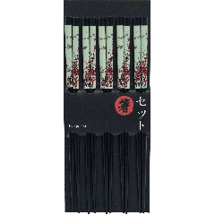 Emro Chopsticks Japanese Green Blossom (5 pairs)