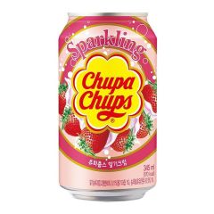 Chupa Chups Sparkling Drink Strawberry Cream Flavour 345ml