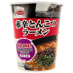 Acecook 杯装即食面 – 红辣豚骨风味  73克