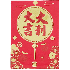 红包 6个 11x8厘米