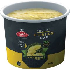 Madame Wong Frozen Durian Ice Cream Cup 100g