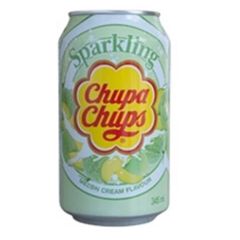 Chupa Chups Sparkling Drink Melon Cream Flavour 345ml 