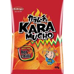 Koikeya Karamucho Aardappel Ribbel Chips met Hete Chili Smaak 60g