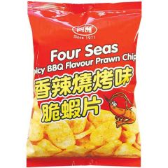 FOUR SEAS Spicy BBQ Flavour Prawn Chips 30g
