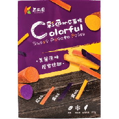 K.K. Orchard Gekleurde Zoete Aardappel Frietjes 300g