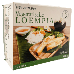 Viet Street Frozen Vegetarian Spring Roll Halal 650g