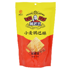 黃老五 小麥鍋巴酥燒烤味170克  