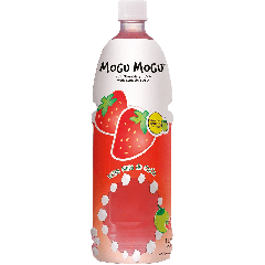 Mogu Mogu Strawberry Juice with Nata de Coco 1ltr