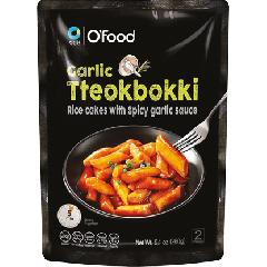 O'Food Tteokbokki Rijstcake met Pittige Knoflooksaus 260g