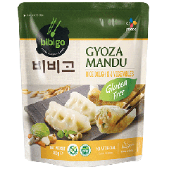CJ Bibigo Gyoza Dumplings Rice Dough & Vegetables 300g