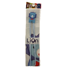 Chopsticks with Helper Lion Blue 1pc