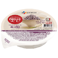 CJ Gekookte Zwarte Rijst 210g