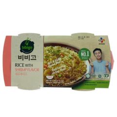 CJ bibigo Instant Rice with Shrimp Flavour 2x160g
