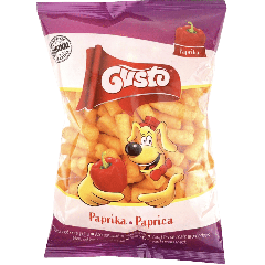 Gusto Maïs Puffs Paprika Smaak 80g