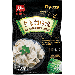 Meirun Frozen Pork Dumplings with Cabbage 410g