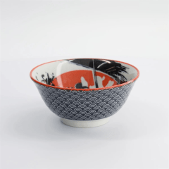 Asakusa Bowl 14.8x7cm 550ml Samurai
