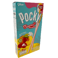 Glico Pocky Peach Lychee & Elderflowers Flavour 31g