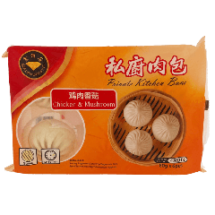 金鑽石私廚肉包 雞肉香菇 480克