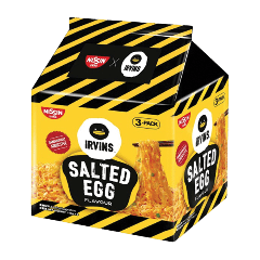 Nissin Instant Stir Noodles Irvins Salted Egg Flavour 330g (110gx3)