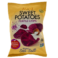 Maxi Purple Sweet Potato Chips Seasalt Flavour 71g