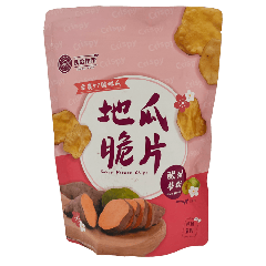 Hu Wang Zoete Aaardappel Chips met Pruimen Smaak 120g