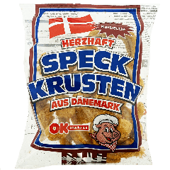 O.K. Denmark 烤肉風味培根豬皮脆片 50公克
