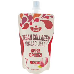 Delief 素食胶原蛋白魔芋果冻荔枝味 120克