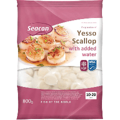 Seacon Japanse Sint-Jakobsschelpen 10/20 800g (Nettogewicht)