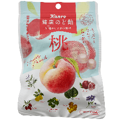 Kanro Throat Candy Peach Flavor 80g
