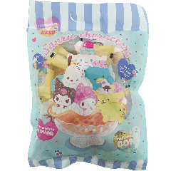 Sanrio Tricolor Ice Cream Cone Marshmallow (Strawberry) 125g