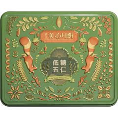 香港美心 低糖五仁月饼 6x80克