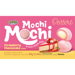 Mongbo Chacha Dessert Mochi - Aardbeien Cheesecake 80g