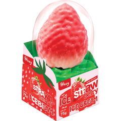 Ijs met Aardbeiensmaak 75g
