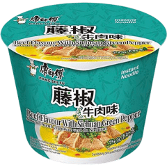 Kangshifu Inst Noodles Beef&SCPepper Bowl 108g